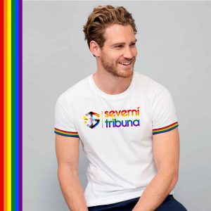 Severni Tribuna Rainbow White Praha T-Shirt