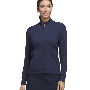 Womens performance texture full-zip jacket